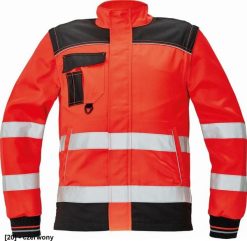 CERVA KNOXFIELD HI-VIS kurtka - męska, pikowana kurtka ze stójką z materiału hi-vis - żółty/pomarańczowy 50. Brązowe kurtki męskie CERVA, m, bez wzorów, bez kaptura. Za 141.77 zł.