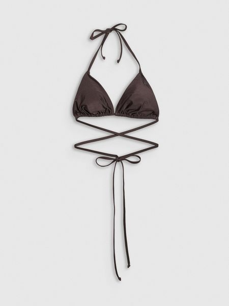 4F Góra od bikini damska - brązowa S. Brązowe bikini 4F, bez wzorów. Za 59.99 zł.