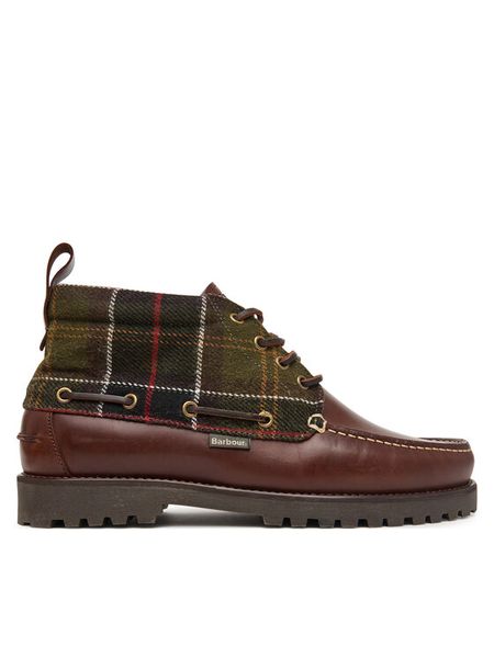 Barbour Trzewiki Harle MFO0848BR74 Brązowy. Brązowe botki męskie Barbour, bez wzorów, ze skóry, bez obcasa, bez zapięcia. Za 789.99 zł.
