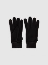 4F Rękawiczki dzianinowe Touch Screen uniseks - czarne XS. Czarne rękawiczki damskie 4F, bez wzorów, z dzianiny. Za 59.99 zł.