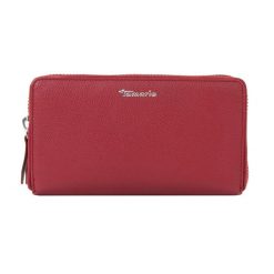 Tamaris Portmonetka TAS Amanda Portfele 1 ct Czerwony Damski. Czerwone portfele damskie Tamaris, ze skóry. Za 305.99 zł.