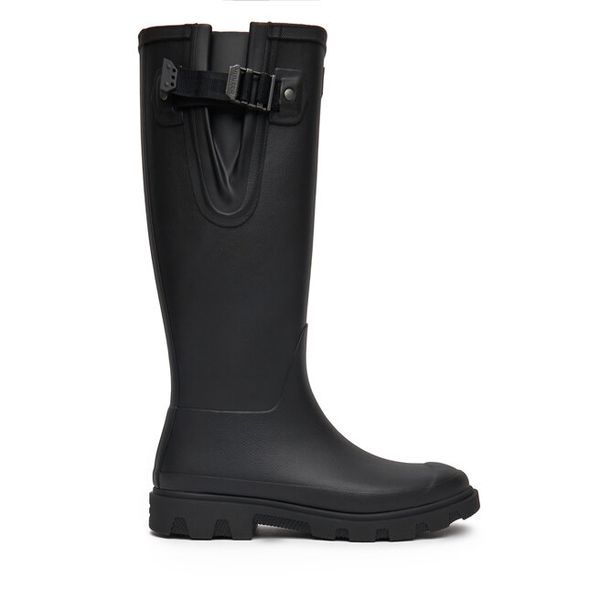 Kalosze Hunter. Czarne kalosze damskie Hunter, bez wzorów, bez zapięcia. Za 259.99 zł.