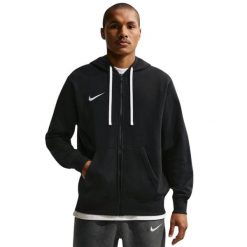 Bluza męska Nike Park 26 Fleece Full-Zip Hoodie. Czarne bluzy męskie Nike, m, bez wzorów, z bawełny, bez kaptura, na fitness i siłownię. Za 192.99 zł.