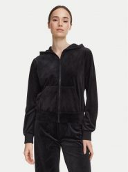 Guess Bluza O6BQ01 K5061 Czarny Regular Fit. Czarne bluzy damskie Guess, xl, z aplikacjami, z syntetyku, bez ramiączek, bez kaptura. Za 294.99 zł.