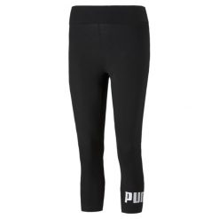 Spodnie legginsy damskie Puma Ess 3/4. Białe legginsy damskie Puma, bez wzorów. Za 69.00 zł.