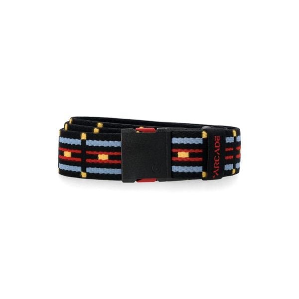 Pasek do spodni Arcade Keyah Slim - black/sky. Czarne spodnie sportowe damskie Arcade, na lato, bez wzorów, sportowe, trekkingowe. Za 139.00 zł.