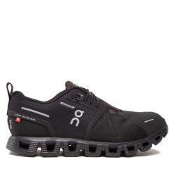 Buty do biegania On. Czarne obuwie sportowe damskie On, bez wzorów, bez zapięcia, do biegania. Za 639.99 zł.