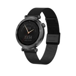 Zegarek smartwatch Maxcom FW73 czarny z ekranem AMOLED 1,19 cala. Czarne, cyfrowe zegarki męskie MAXCOM, bez wzorów, z materiału, metalowe. Za 389.15 zł.