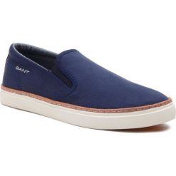 Tenisówki GANT - Bari 18678426 Marine G69. Niebieskie trampki męskie GANT, bez wzorów, z gumy, eleganckie, bez zapięcia. W wyprzedaży za 229.00 zł.