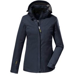 Kurtka damska Killtec KOS 133 WMN JCKT. Niebieskie kurtki sportowe damskie KILLTEC, na zimę, bez wzorów, bez ramiączek, bez kaptura, narciarskie. Za 369.00 zł.