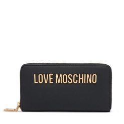 Portfel LOVE MOSCHINO. Czarne portfele damskie Love Moschino. Za 439.99 zł.