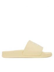 Elisabetta Franchi Klapki F4-A0E-0312 Żółty. Żółte klapki damskie Elisabetta Franchi, bez wzorów, z tworzywa sztucznego, sportowe, bez obcasa, bez zapięcia. Za 229.99 zł.