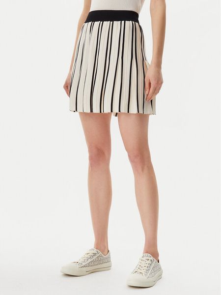 Guess Spódnica plisowana V5GD00 Z3D60 Écru Regular Fit. Spódnice damskie Guess, xxs, z aplikacjami, z wiskozy, mini. Za 229.99 zł.