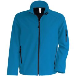 Kurtka Kariban Softshell. Czarne kurtki męskie KARIBAN, m, bez wzorów, z elastanu, bez kaptura. Za 212.70 zł.