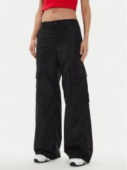 MICHAEL Michael Kors Spodnie materiałowe MT430O77LD Czarny Wide Leg. Czarne spodnie materiałowe damskie MICHAEL Michael Kors, bez wzorów, z materiału. Za 639.99 zł.