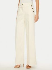 Luisa Spagnoli Jeansy Aceto 541773 Écru Wide Leg. Jeansy damskie Luisa Spagnoli, bez wzorów, z bawełny. Za 799.99 zł.