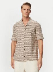 JOOP! Jeans Koszula Hanau 30102538 Beżowy Regular Fit. Brązowe koszule męskie JOOP! Jeans, m, bez wzorów, z bawełny, bez kołnierzyka, bez ramiączek. Za 499.99 zł.