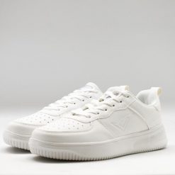 Buty sportowe AURY białe. Białe obuwie sportowe damskie Legea, bez wzorów, bez zapięcia. Za 128.00 zł.