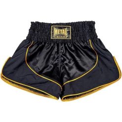 Szorty Metal Boxe thai siam. Czarne szorty damskie METAL BOXE, bez wzorów, sportowe. Za 161.00 zł.