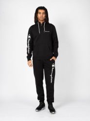 Champion Bluza | 217930 | Mężczyzna | Czarny. Czarne bluzy męskie Champion, m, bez wzorów, z bawełny, z kapturem. W wyprzedaży za 199.00 zł.