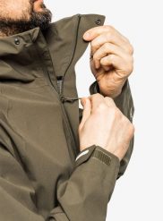 Kurtka przeciwdeszczowa męska Fjallraven HC Hydratic Trail Jacket. Czarne kurtki sportowe męskie Fjällräven, na lato, l, bez wzorów, z materiału, bez kaptura. Za 799.99 zł.