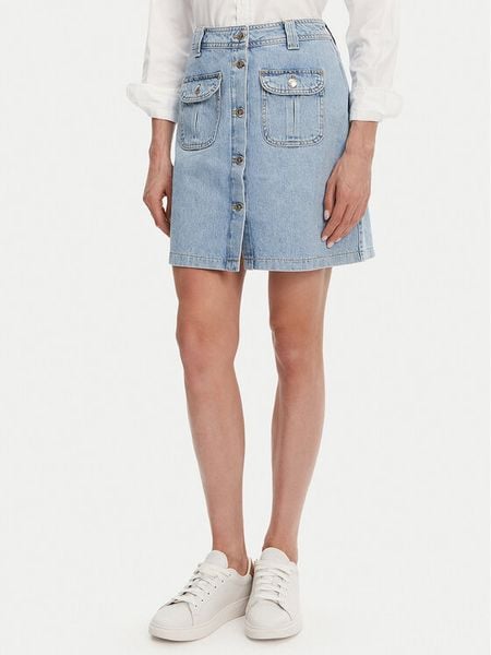 JOOP! Jeans Spódnica jeansowa Rosa 30046659 Niebieski Regular Fit. Niebieskie spódnice damskie JOOP! Jeans, l, bez wzorów, z bawełny. Za 239.99 zł.