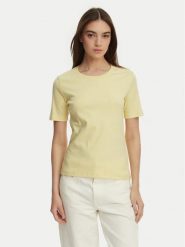 Tatuum T-Shirt Kiri 1 T2505.111 Żółty Regular Fit. Żółte t-shirty damskie Tatuum, xl, bez wzorów, z bawełny, bez kołnierzyka, bez ramiączek. Za 59.99 zł.