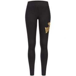 Damskie legginsy Lonsdale Aglish. Czarne legginsy damskie Lonsdale, bez wzorów, z elastanu. Za 158.50 zł.