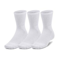 Skarpety Under Armour 3-Maker Mid Crew 3 pary. Białe skarpetki damskie Under Armour, bez wzorów. Za 69.99 zł.