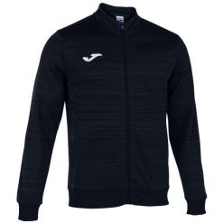 Kurtka dresowa Joma Grafity III. Czarne kurtki męskie Joma, s, bez wzorów, z dresówki, sportowe, bez kaptura. Za 220.50 zł.