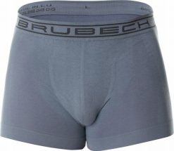 Brubeck BX10050A Bokserki męskie COMFORT COTTON stalowy S. Szare bokserki męskie Brubeck, bez wzorów. Za 57.11 zł.