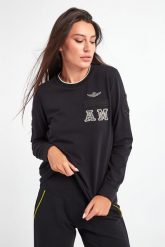 Bluza AERONAUTICA MILITARE. Bluzy damskie Aeronautica Militare, m, bez wzorów, bez ramiączek, bez kaptura. W wyprzedaży za 296.27 zł.