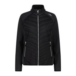 Damska kurtka puchowa CMP. Brązowe kurtki sportowe damskie CMP, bez wzorów, z puchu, bez ramiączek, bez kaptura, trekkingowe. Za 340.00 zł.