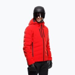 Kurtka narciarska męska Dainese Iventa Dermizax EV. Czerwone kurtki sportowe męskie Dainese, na zimę, l, bez wzorów, z materiału, bez kaptura, narciarskie, Dermizax. Za 2,139.00 zł.