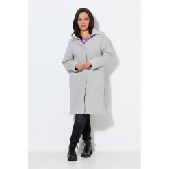 Damskie Parka funkcyjna HYPRAR hydrofobowa kaptur. Szare parki damskie Ulla Popken, plus size, bez wzorów, z materiału, plus size, bez kaptura. Za 699.99 zł.
