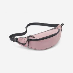 Torebka nerka hydrofobowa 2 kieszenie. Czerwone saszetki i nerki męskie FORCLAZ, bez wzorów, z materiału. Za 79.99 zł.