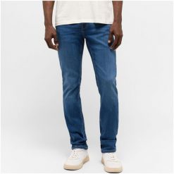 Męskie Spodnie Jeansowe MUSTANG Boston Denim Blue 1015289 5000 682. Niebieskie jeansy męskie Mustang, z denimu. Za 189.99 zł.