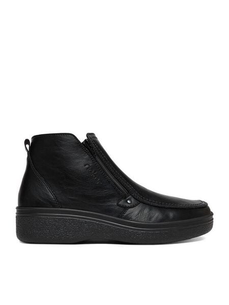 Rieker Botki CEO-38651-00 Czarny. Czarne botki męskie Rieker, bez wzorów, ze skóry, bez obcasa, bez zapięcia. Za 439.99 zł.