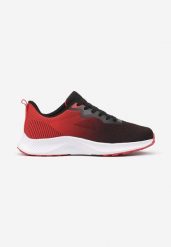 Czarno-Czerwone Buty Sportowe Sneakersy Sznurowane z Efektem Ombre Cidia. Czarne buty sportowe męskie Born2be, bez wzorów, z materiału, bez zapięcia. Za 89.99 zł.