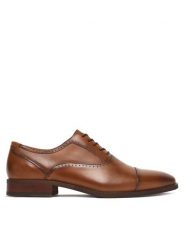Aldo Półbuty Abawienflex 13265391 Brązowy. Brązowe buty wizytowe męskie Aldo, bez wzorów, ze skóry, bez obcasa, bez zapięcia. Za 579.99 zł.