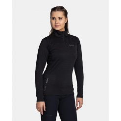 Bluza techniczna damska Kilpi MONTALE-W. Czarne bluzy damskie Kilpi, m, bez wzorów, sportowe, bez ramiączek, bez kaptura. Za 215.49 zł.