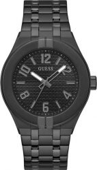 Zegarek Guess Zegarek męski Guess GW0661G3 czarny. Czarne zegarki męskie Guess, z aplikacjami. Za 755.00 zł.