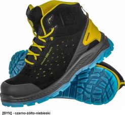 Buty trekkingowe męskie Reis BCHARPOON-T S1PS SR FO - Trzewiki męskie ze skóry zamszowej HARPOON kompozytowy podnosek podeszwa antypoślizgowa, olejood. Trekkingi męskie Reis, ze skóry, bez zapięcia. Za 168.46 zł.