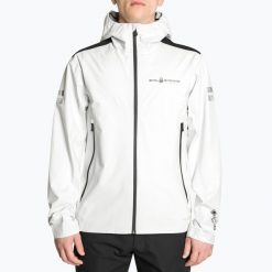 Kurtka żeglarska męska Sail Racing Spray Gore Tex. Białe kurtki męskie Sail Racing, m, bez wzorów, z gore-texu, sportowe, bez kaptura. Za 1,179.00 zł.