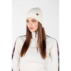 Czapka zimowa 100% wełna merino - Icewall (250 g/m²). Białe czapki damskie WOOLONA, na zimę, bez wzorów, z wełny. W wyprzedaży za 126.00 zł.