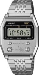 Zegarek Casio Zegarek Męski Casio A1100D-1EF Szary Srebrzysty. Szare zegarki męskie Casio, bez wzorów. Za 584.00 zł.