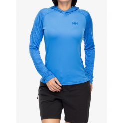 Bluza termoaktywna damska Helly Hansen LIFA Active Solen GR Hoodie. Niebieskie bluzy damskie Helly Hansen, s, bez wzorów, bez ramiączek, bez kaptura. Za 314.99 zł.