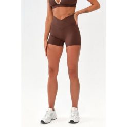 Damskie spodenki szorty sportowe fitness Rough Radical Mocha Active Shorts. Brązowe obuwie sportowe damskie ROUGH RADICAL, bez wzorów, bez zapięcia, na fitness i siłownię. Za 139.90 zł.