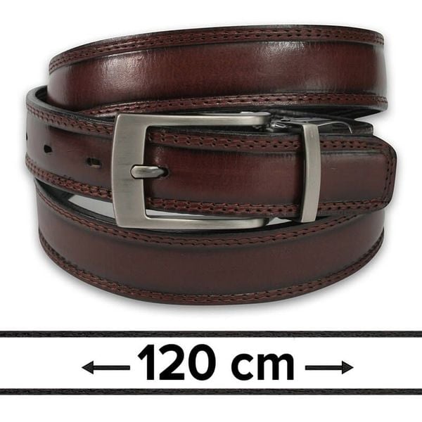 Dwustronny Pasek do Spodni, Czarno-Brązowy, 120 cm, Elegancki, Męski, Skórzany -ZET. Brązowe paski męskie Zet, ze skóry, eleganckie. Za 89.00 zł.