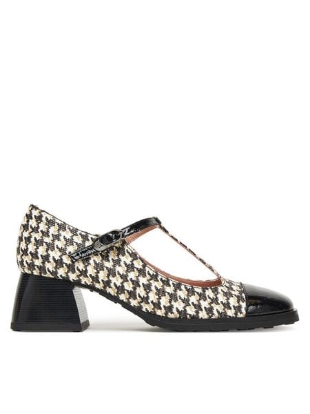 Hispanitas Półbuty HI254306 Czarny. Czarne półbuty damskie Hispanitas, bez wzorów, ze skóry, bez obcasa, na obcasie, bez zapięcia. Za 599.99 zł.